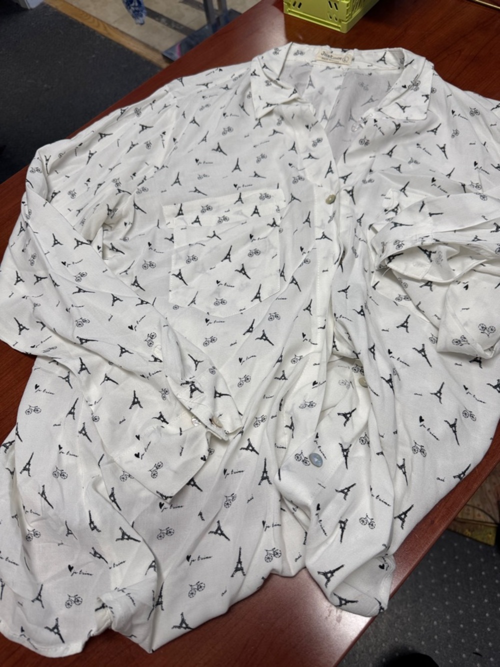 Just living button down L // 040832